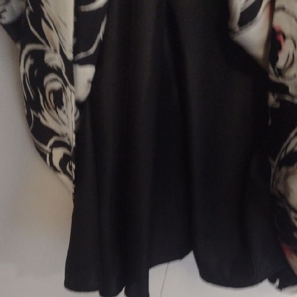 Silk White House Black Market Elegant Black Dress Ptp 16.5" - Picture 6 of 12